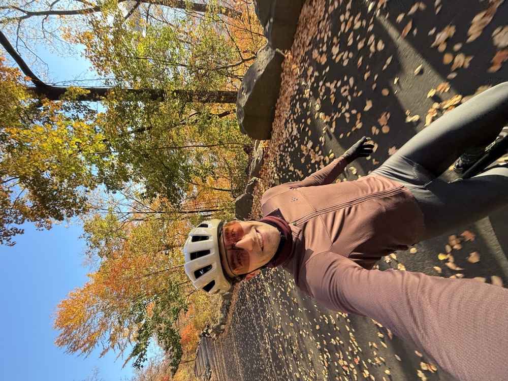 Cycling in Central Park