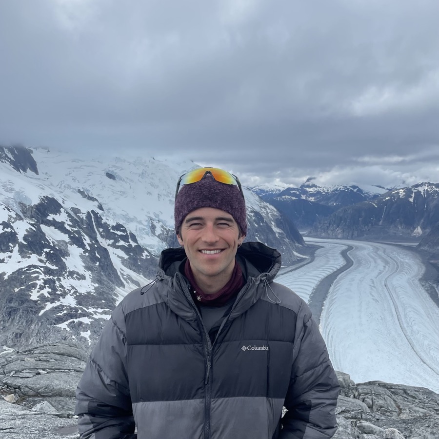 Dean Gelling at the Juneau Icefield